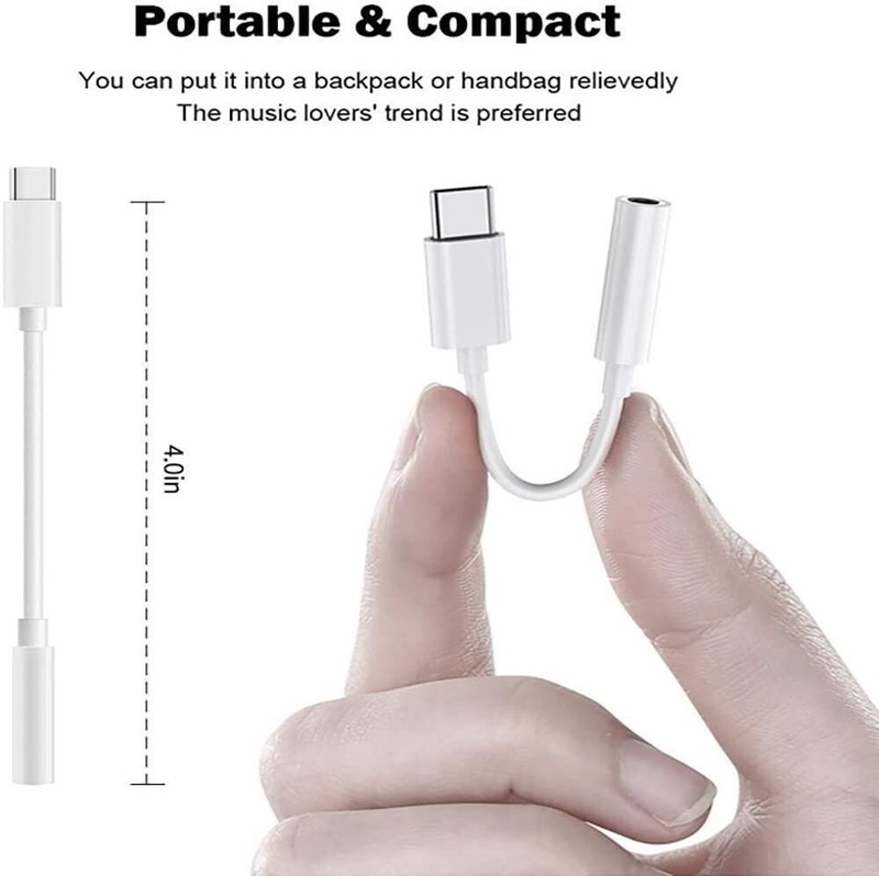 USB Type C to 3.5mm Headphone Audio Aux Stereo Cable Adapter For Samsung Huawei gallery