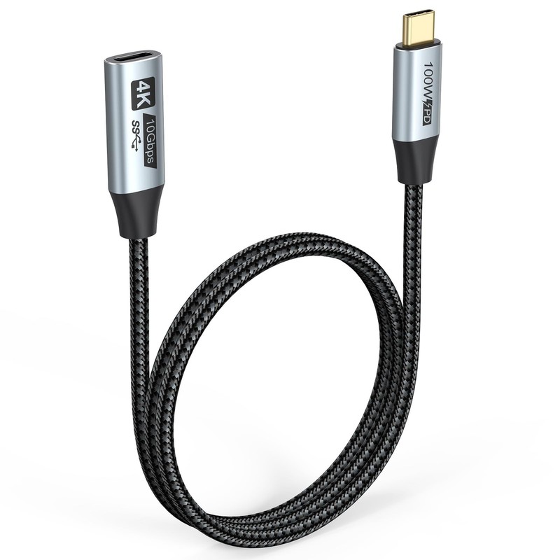 Small USB C Extension Cable 1FT Pack of 5, 10Gbps Short USBC Extender Cord, U... gallery