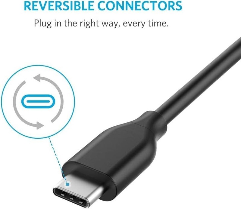 6ft Nylon USB C Charger Cable - Tangle-Free, 5 Gbps Transfer Speed, 56K Resistor gallery