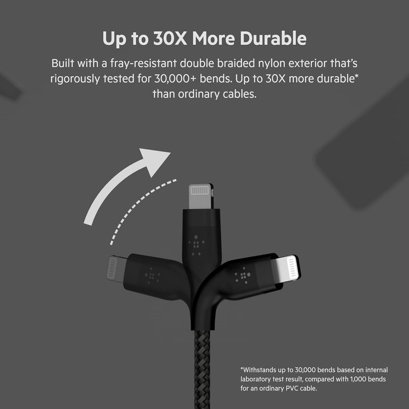 Belkin Boost Charge Pro Flex USB-C to USB-C Cable (2 Pack) Bundle Black gallery