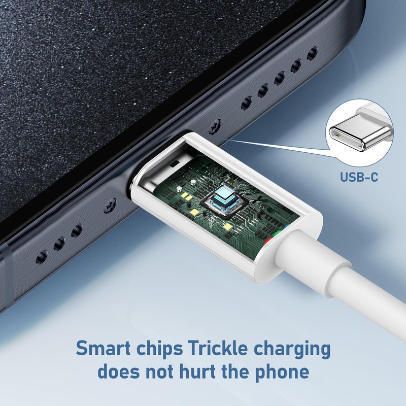 USB C to USB C Cable, 2Pack 60W[10FT+6FT], Type C to C Cable Fast Charging Co... gallery