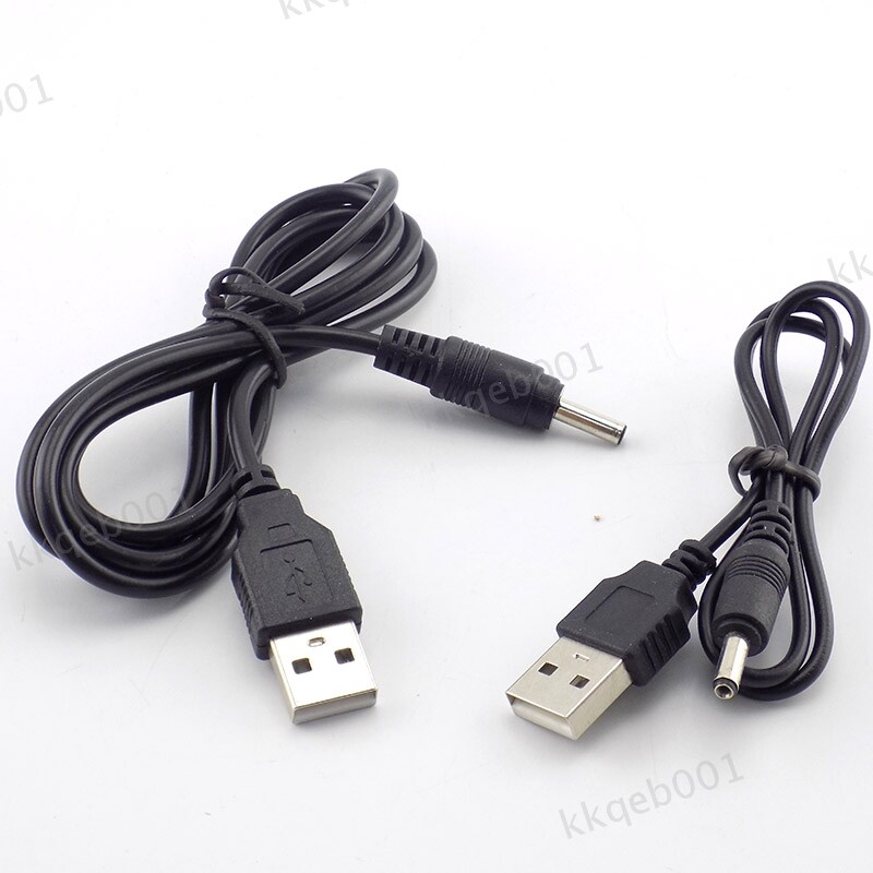 USB type A Male to DC 3.5 1.35 4.0 1.7 5.5 2.1 5.5 2.5mm male plug power cable gallery