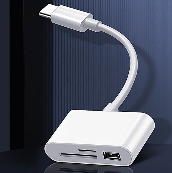 High Quality 3in1 USB Type-C to USB Camera Micro SD Memory Card Adapter Hub USA gallery