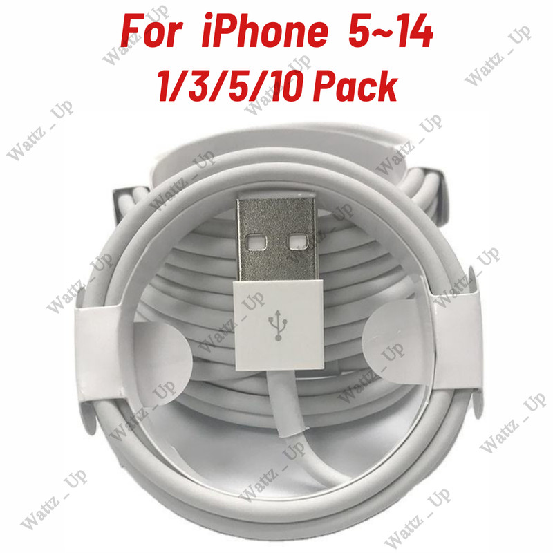 For iPhone 6 7 8 Plus XR X 11 12 13 14 USB Charger Cable Charging Data Cord Lot