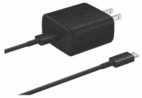 Black 45W Super Fast Charger Plug USB C-C Cable Samsung S23 Ultra S23+ S23 gallery