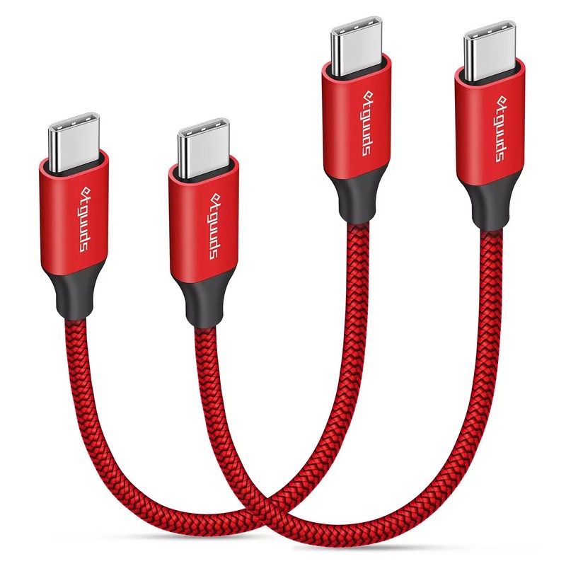 Etguuds USB C to USB C Cable 3Ft, 2-Pack, 60W USBC to USBC Cord, Type C to C Cha