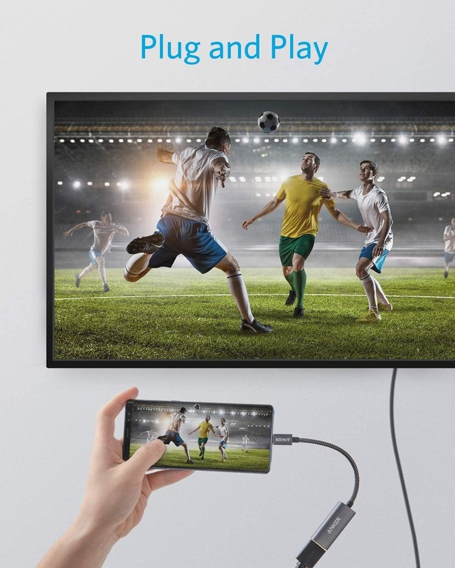 NEW Anker USB C to HDMI Adapter Aluminum Portable USB C Adapter Supports 4K 60Hz gallery