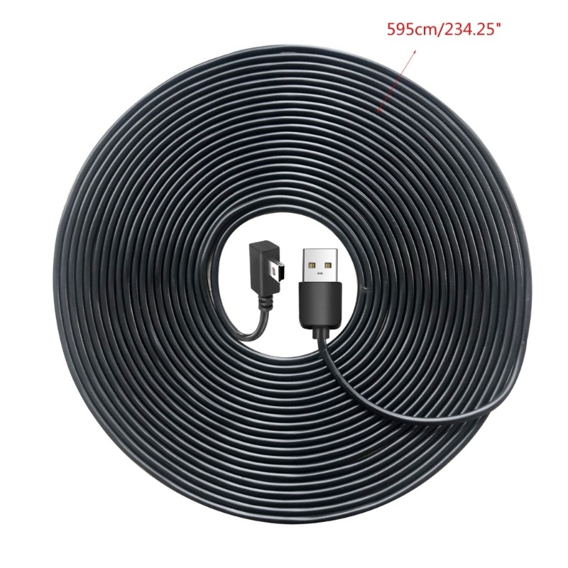 595cM USB2.0 to Mini USB Charging Cable Power Cord for Car Navigations gallery