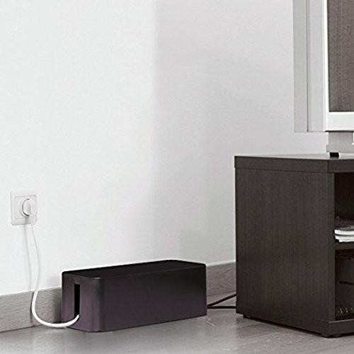Cable Management Cord Cover Wire Hider Box Concealer Organizer Black gallery