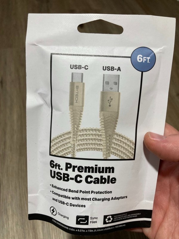 New USB-C cable–FREE Shipping!