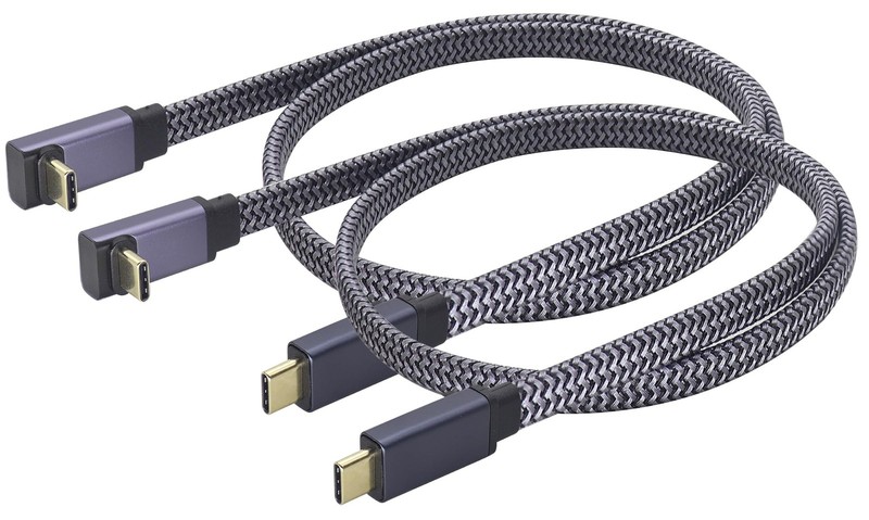2Pack Up&Down Angle USB 3.1 Gen 2 Cable 90 Degree USB 3.1 to Extension Cable …