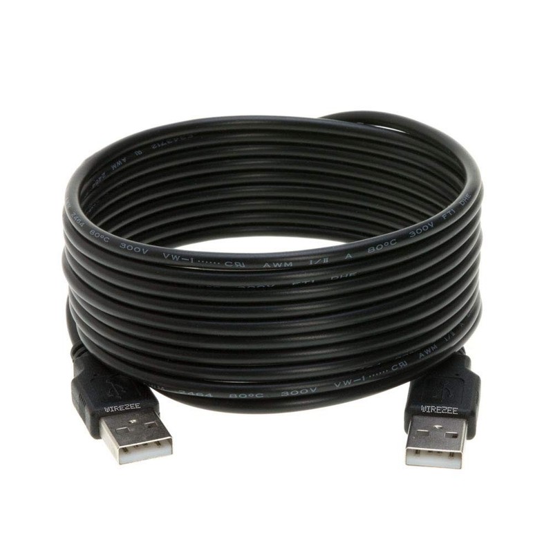 10FT Black USB 2.0 Type A Male to Male Extension Data Transfer Cable Cord gallery