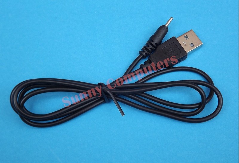 USB A Male Port to 5.5mm / 2.5mm 5V DC Barrel Jack Power Cable Connector Cord 3A