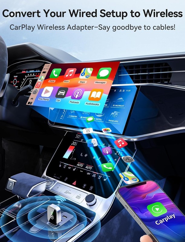 Wireless CarPlay Adapter for iPhone Mini Size Wireless Apple CarPlay Adapter ... gallery