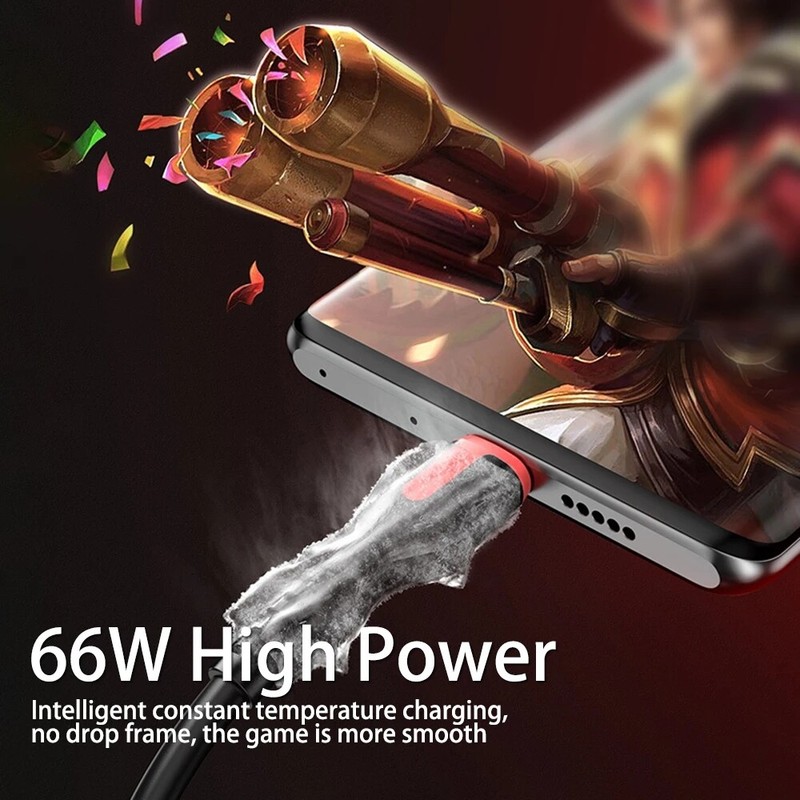 66W 6A 3 in 1 Fast Charge Type C Cable Micro USB Cable For Motorola Moto G Play gallery