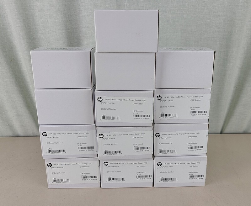 HP 3COM 24V IP Phone Power Adapters Lot of 13 3C10444-US NEW gallery