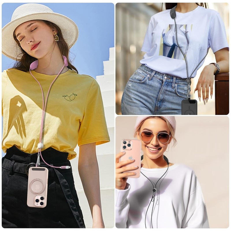 100W Fast Charging Neck Massager Cable | 3-Modes Silicone Vibration with USB C gallery