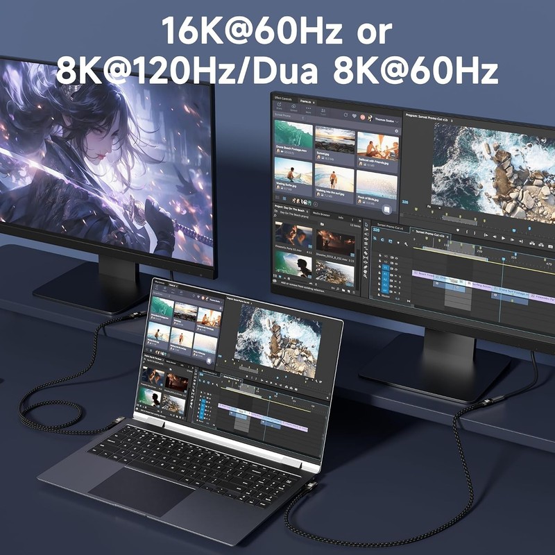16K@60Hz/8K@120Hz Video Output Cable gallery