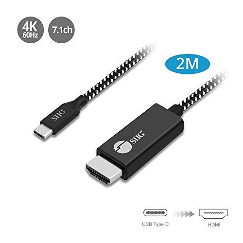 SIIG USB Type-C to HDMI Cable - 2M (CB-TC0B12-S1) gallery