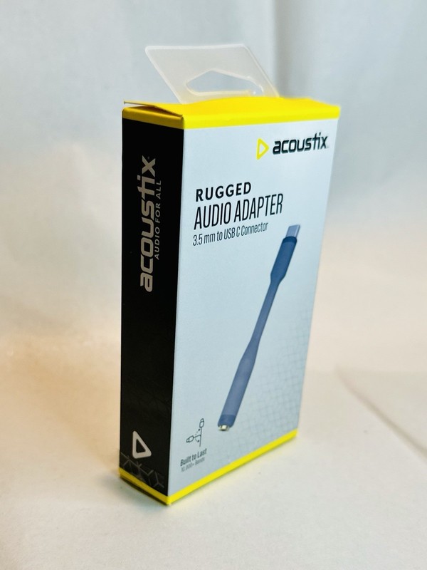 RUGGED AUDIO ADAPTER 3.5mm Tu USB C conector (Acoustic)