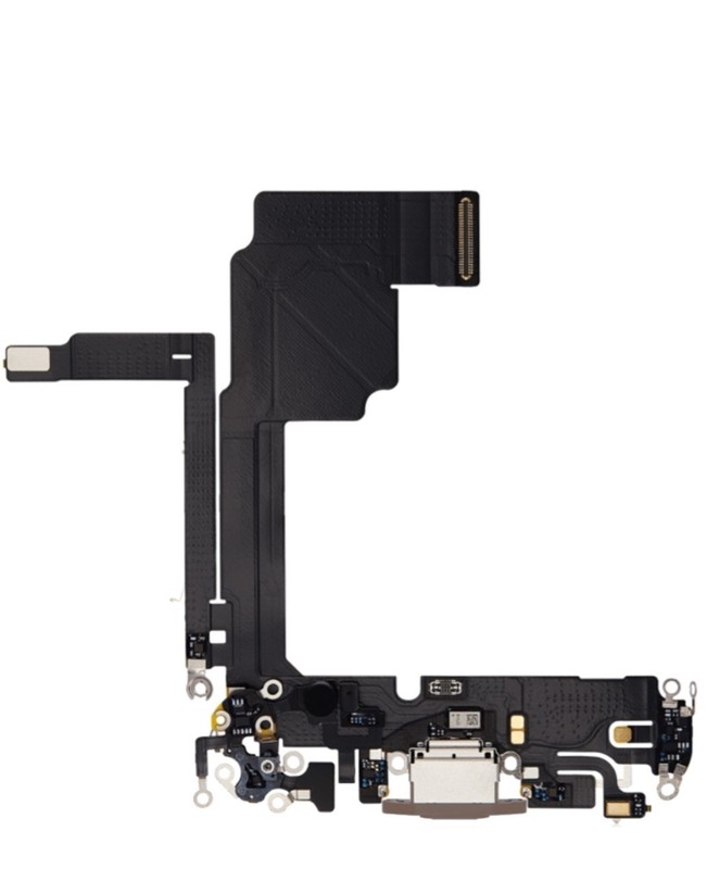 Charging Port Flex Cable for iPhone 15 Pro (NATURAL TITANIUM) (Premium)