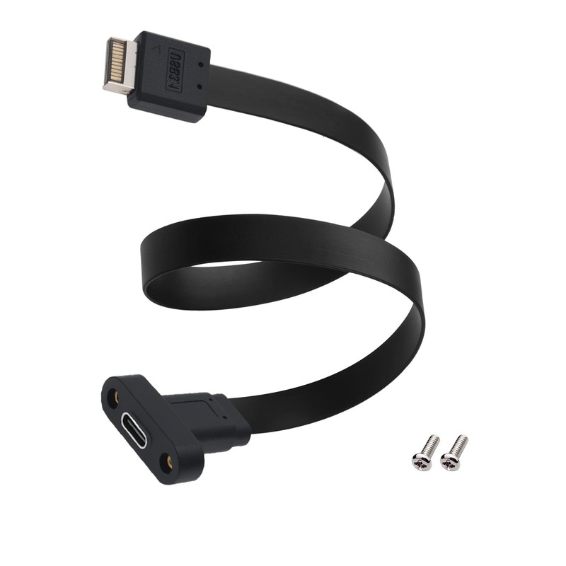 USB 3.1 20Pin Type-E IDC Front Panel Header Type-C Extension Cable 10Gbps Typ…