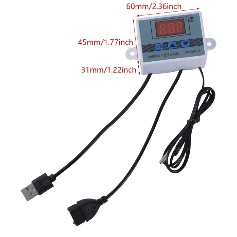 1 Set USB Temperature Control Cable with Probe For Cooling And Blowing Devices gallery