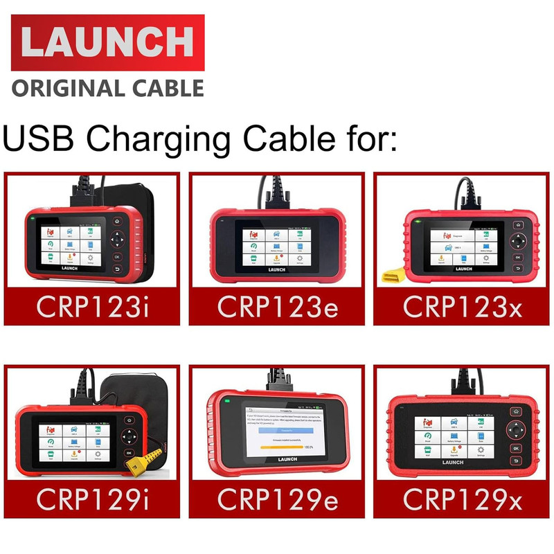 Original USB Charging Cable Replacement X-431 Crp123I, Crp123E, Crp123X, Crp129I gallery