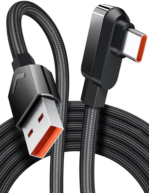 USB C Cable 6 Ft for Xiaomi 120W Fast Charging, 6A Type C Cable Right Angle Nylo gallery