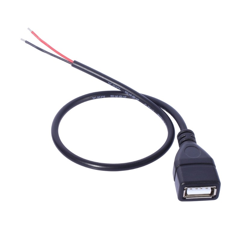 2Pin Bare Wire To USB Female/Male Connector Cable Power Electronic Maintenance gallery