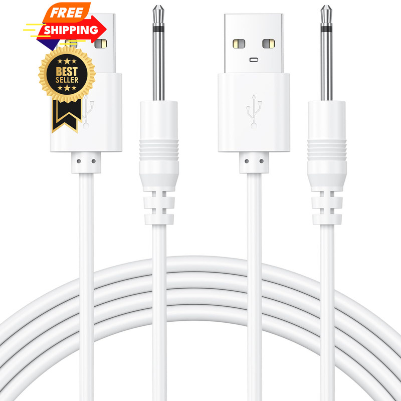Vancle 2 Pack DC Charging Cable – USB to 2.5mm Fast Charger 100CM/3.3FT