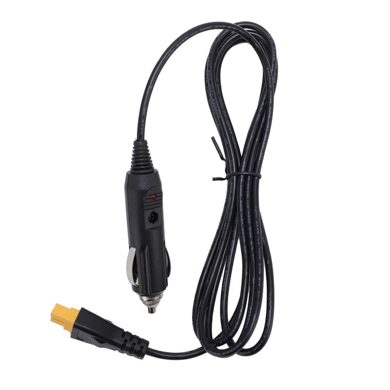 2M Extension Cable 18AWG Cigar Lighter Male To XT60 Female Adapter Charging Cord gallery