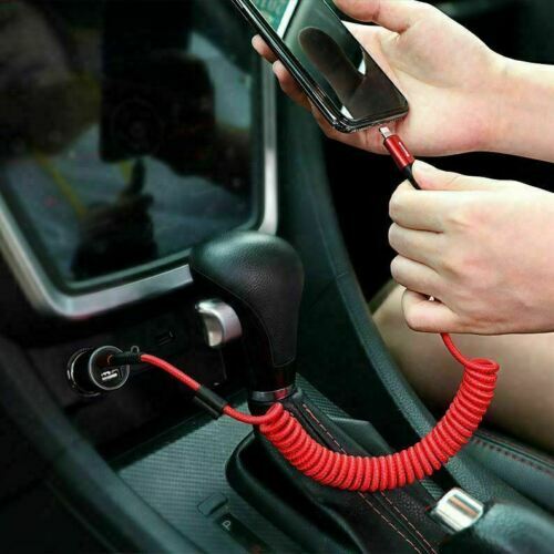 Baseus Coiled Elastic PD20W Data Charging Cable For iPhone 13 12 11 Pro Xs X 8 7 gallery