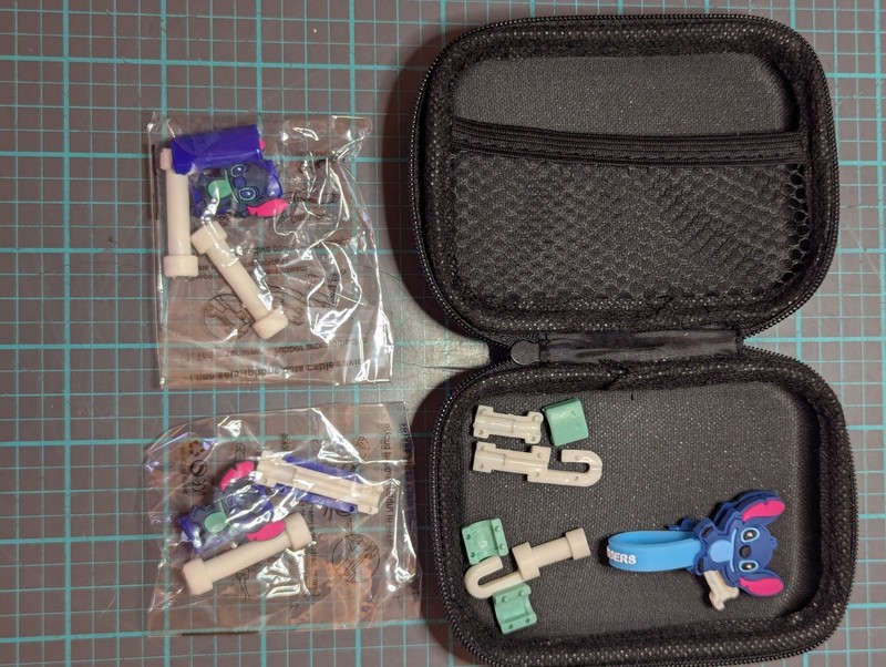 Disney Stitch Iphone 5w Charger Cable Protector Case W Disney Cord Holder Clips gallery
