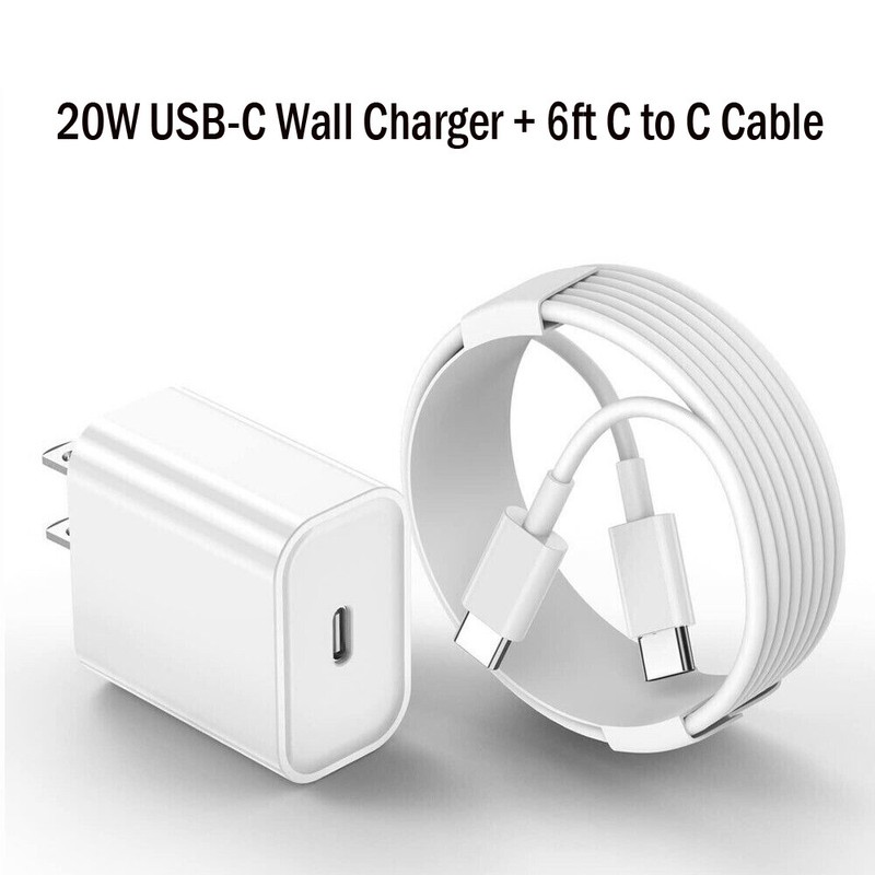 For Samsung Galaxy A13 5G, A13 4G 20W PD USB-C Fast Wall Charger Type-C Cable
