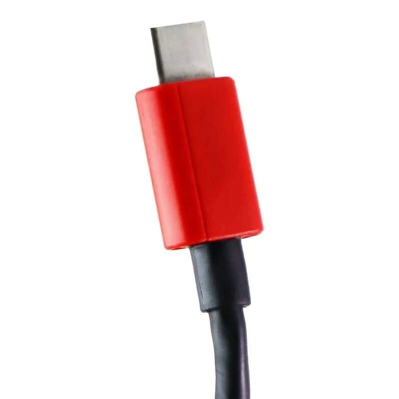 NEW 2 PACK!! Verizon 6Ft Charge and Sync Cable for USB-C Devices - Black/Red 2pk gallery