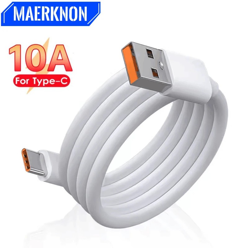10A 120W Type C Fast Charging Cable Phone Charger USB C Data Cord