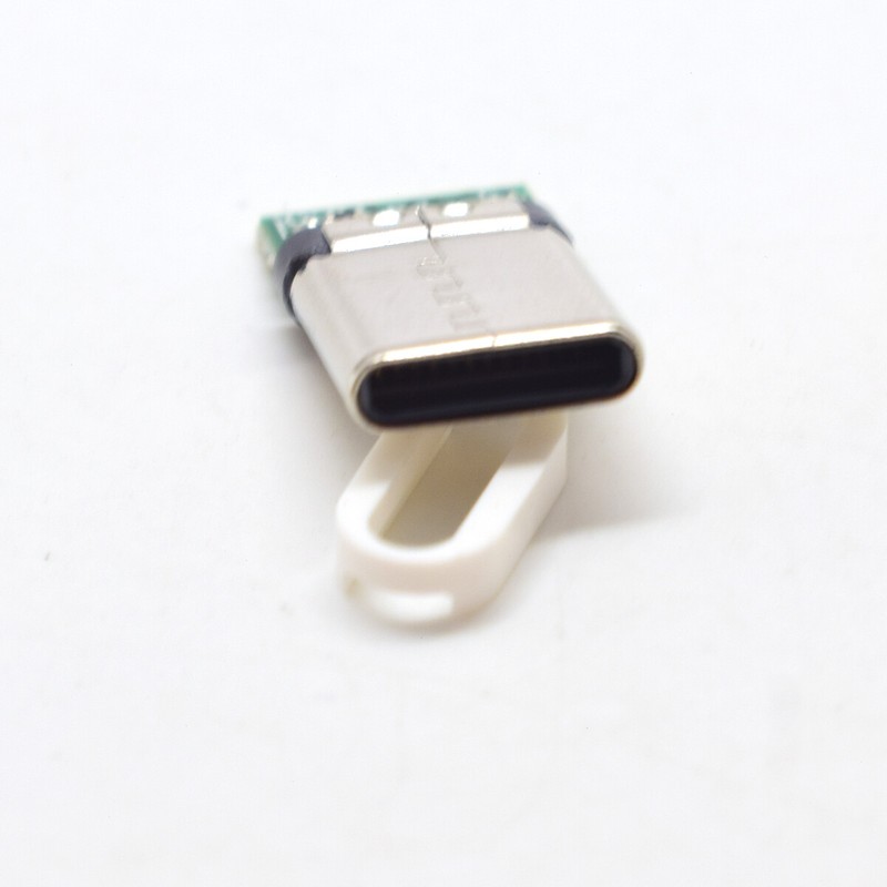 1set White USB 3.1 Type C USB C Male Plug DIY Connector Solder Housing Cover gallery