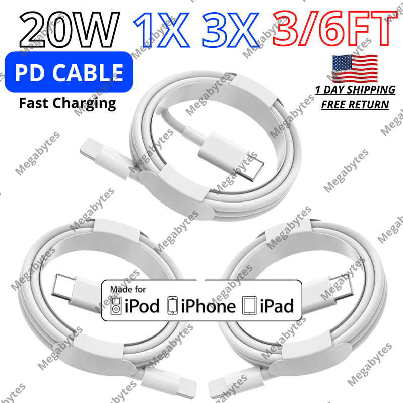 Type C to iPhone Cable Fast Charging Line For iPhone 14 13 12 11 Pro Max XR SE 8