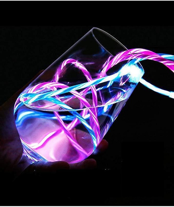 MAGNETIC CANDY FLOW LED LIGHT USB Cable charger magnet FOR ALL MICRO-C PHONES gallery