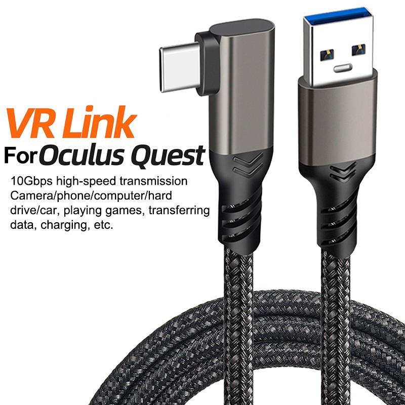 USB A to USB C 10Gbps Data Cable USB3.2 3A Output for Link VR PC Connectivity gallery