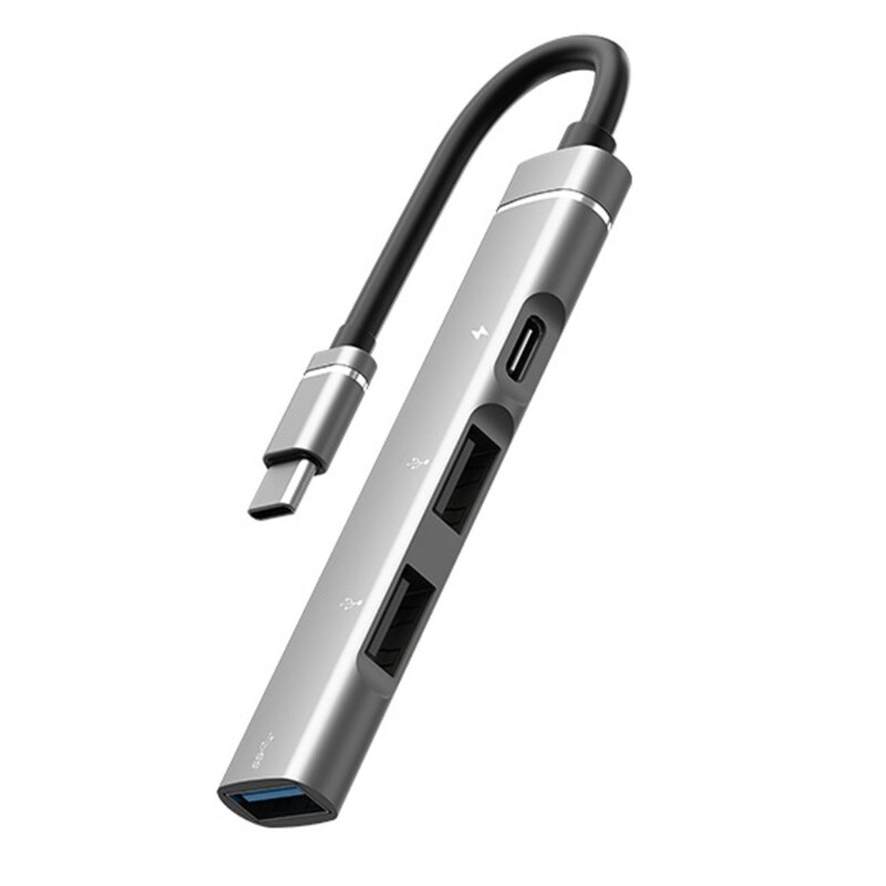 4 In 1 Multifunctional USB C Hub Type-C Adapter Converter Type-C To PD USB2.0