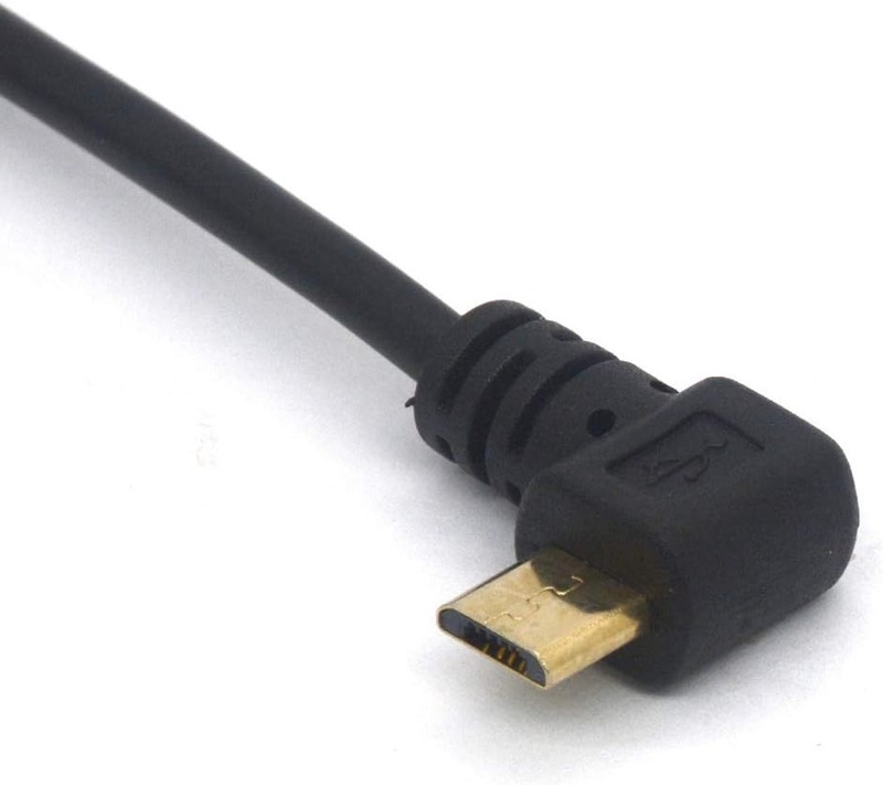 Micro USB to 3.5mm Audio Cable 90° Angled 1M 3Ft gallery