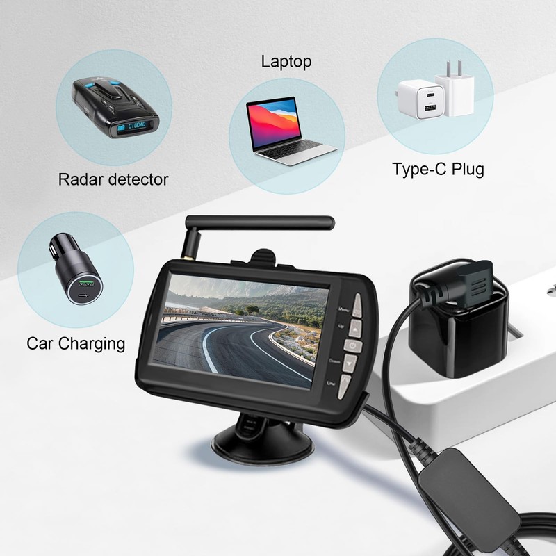 Furrion Vision S Display Power Cable - USB-to DC 3.5mm Charger Adapter for FO... gallery