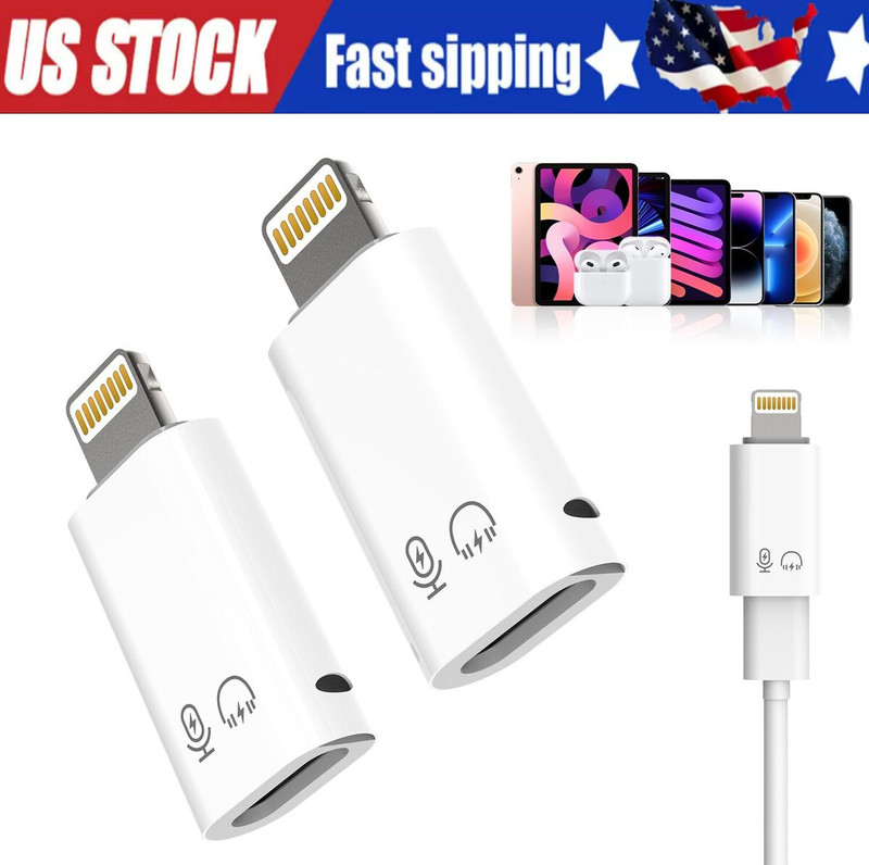 USB Type C Female to iOS Male Adapter For iPhone 14/13/12/11/XR/XS/SE 3 lot