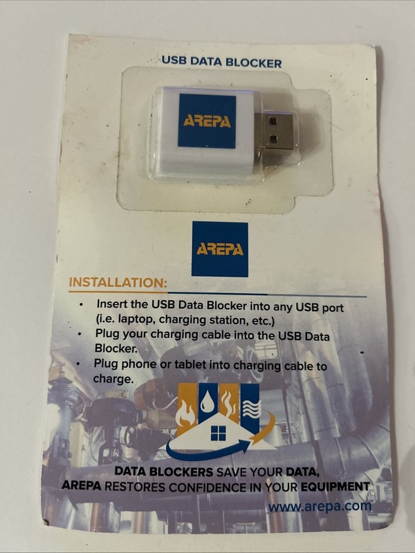 New Arepa USB Data Blocker: Quick Charge New In Package Plug & Charge