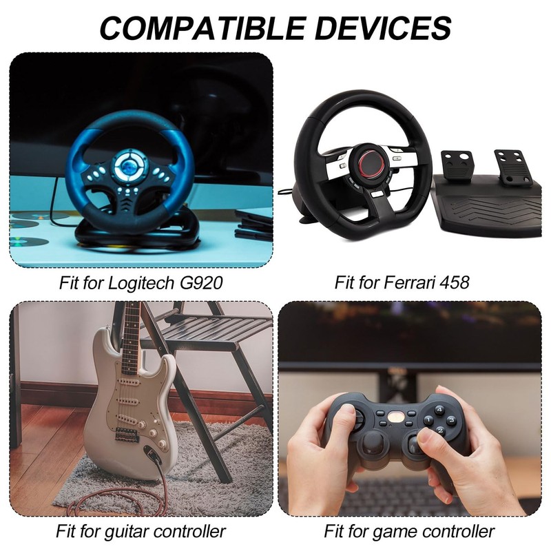 USB Breakaway Cable Compatible with Logitech G920, Ferrari 458 Fast Data Transmi gallery