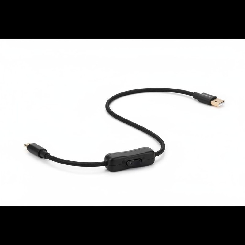 Usb-Extension Cable with Inline On/Off Switch - 0.65 foot (7.87 inches) Power... gallery