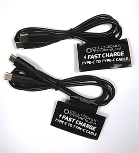 Type-C to Type-C Cable (2) New Black Fast Charge iphone ipad ipod