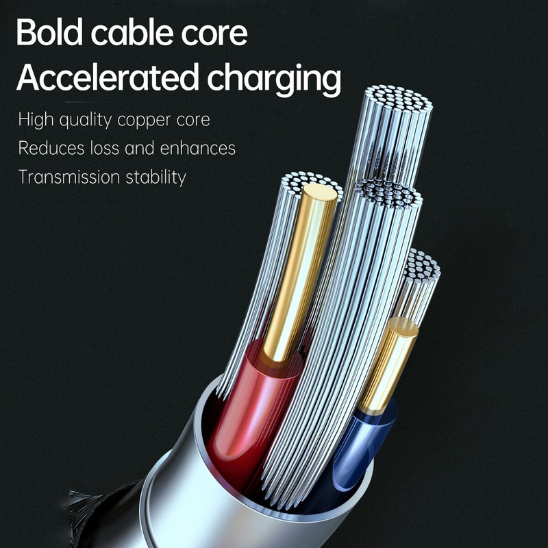 Braided LED Fast Charger Data Cable for iPhone 14/13/12/11/XS Pro Max 7 8 6 Plus gallery
